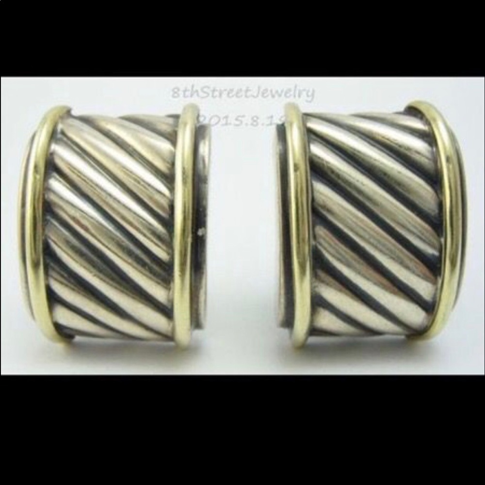 David Yurman Gold&Silver Earrings